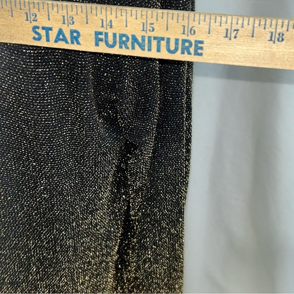 Chic Black Glitter Women's Top‎ and Jacket - Picture 8 of 11